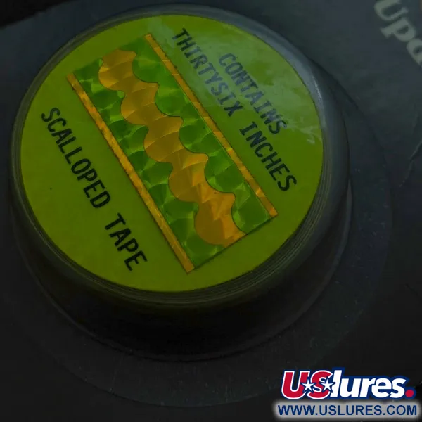 Witchcraft Witchstix, ologramma giallo/verde, nastro smerlato per esche #24257