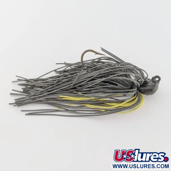 Arkie Bass Jig, 1/2 oz (14g) Nero e Giallo, Jig per Bass Fishing #24260