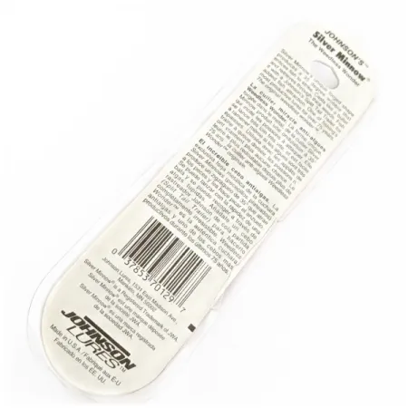 Johnson Silver Minnow, 21g Verde/Arancio/Nickel, Cucchiaino Ondulante #24267