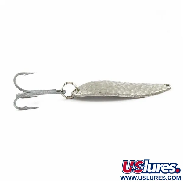 Eppinger Dardevle Devle Dog 5500 Detroit (anni '80), 21g Nichel, Ondulante #24271