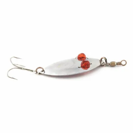 Gibbs Ruby Eye Wiggler, 25g Argento/Rosso, Cucchiaino Ondulante #24277