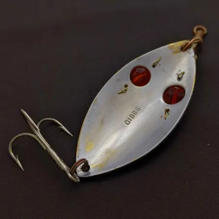 Gibbs Ruby Eye Wiggler, 25g Argento/Rosso, Cucchiaino Ondulante #24277