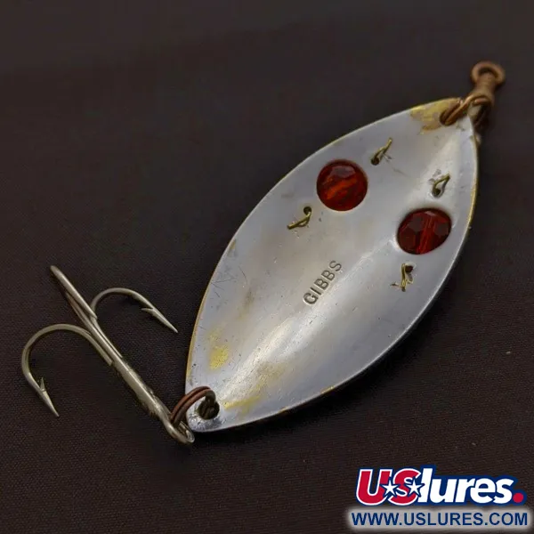 Gibbs Ruby Eye Wiggler, 25g Argento/Rosso, Cucchiaino Ondulante #24277