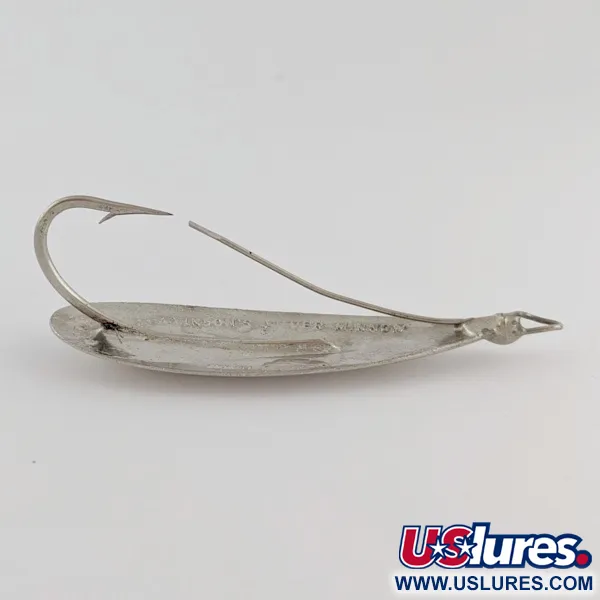 Johnson Silver Minnow Weedless, 12g Nickel, Cucchiaino Ondulante #24285