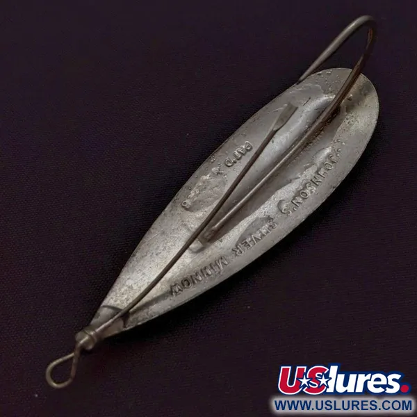 Johnson Silver Minnow Weedless, 12g Nickel, Cucchiaino Ondulante #24285