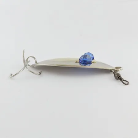 Hofschneider Red Eye Wiggler, 25g Argento/Ottone, Cucchiaino Ondulante #24287