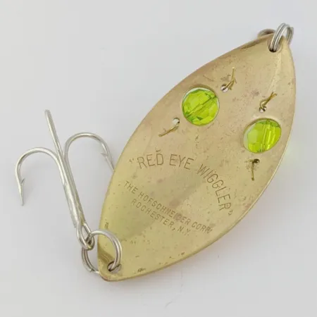 Hofschneider Red Eye Wiggler, Oro/Verde 25g, Ondulante #24288