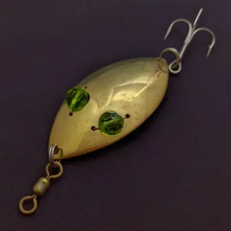 Hofschneider Red Eye Wiggler, Oro/Verde 25g, Ondulante #24288