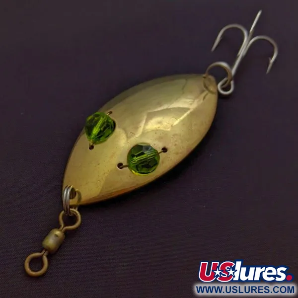 Hofschneider Red Eye Wiggler, Oro/Verde 25g, Ondulante #24288