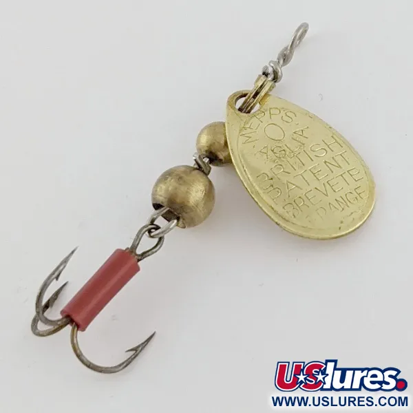 Mepps Aglia 0, Oro, 2,5g, Cucchiaino rotante #24289