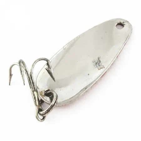 Dura-Pak Dura Pack Spoon, 4g (1/8oz) Nickel/Rosso/Bianco, Cucchiaino ondulante #24316