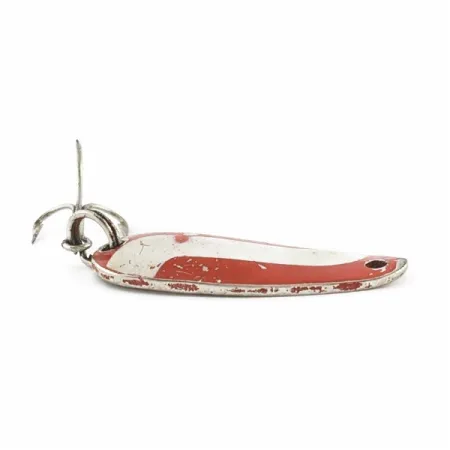 Dura-Pak Dura Pack Spoon, 4g (1/8oz) Nickel/Rosso/Bianco, Cucchiaino ondulante #24316