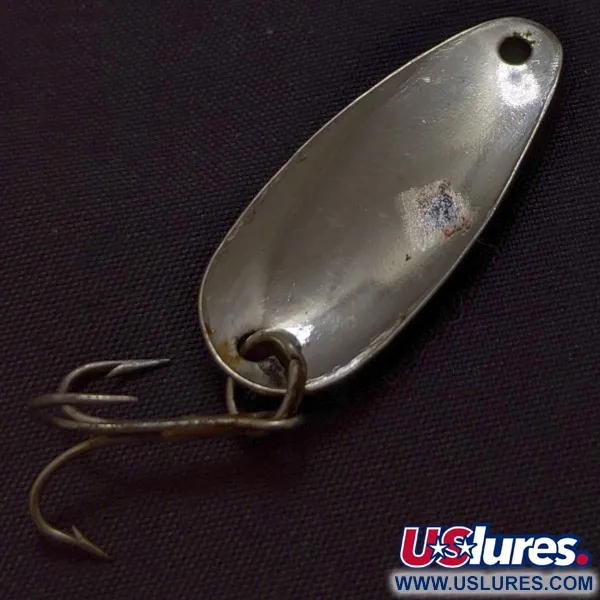 Dura-Pak Dura Pack Spoon, 4g (1/8oz) Nickel/Rosso/Bianco, Cucchiaino ondulante #24316