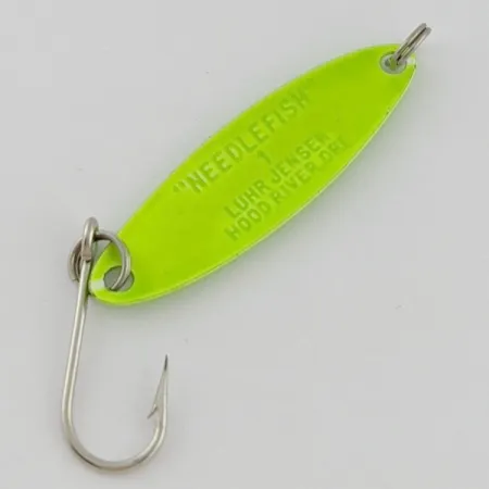 Luhr Jensen Needlefish 1, Verde 2g, Cucchiaino da Traina #24324