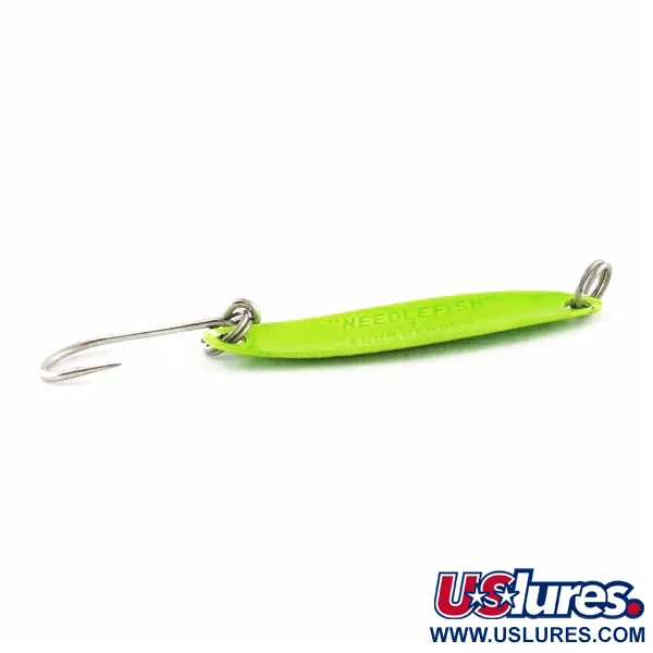 Luhr Jensen Needlefish 1, Verde 2g, Cucchiaino da Traina #24324