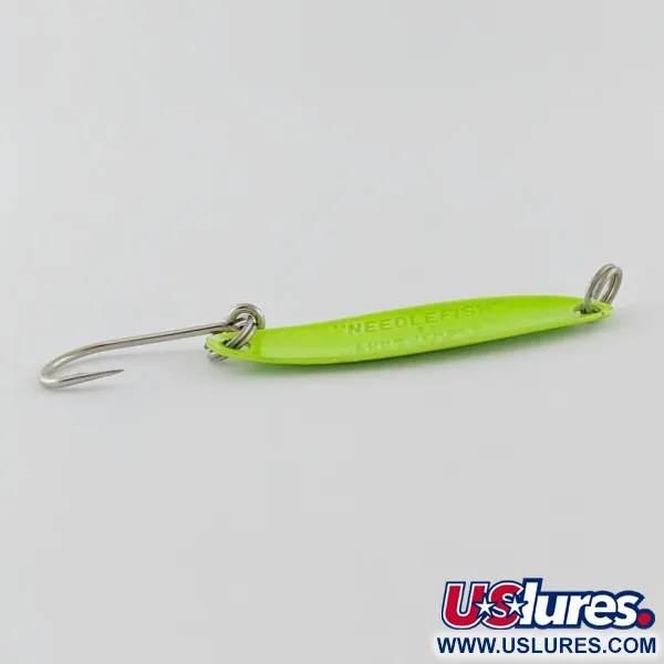 Luhr Jensen Needlefish 1, Verde 2g, Cucchiaino da Traina #24324