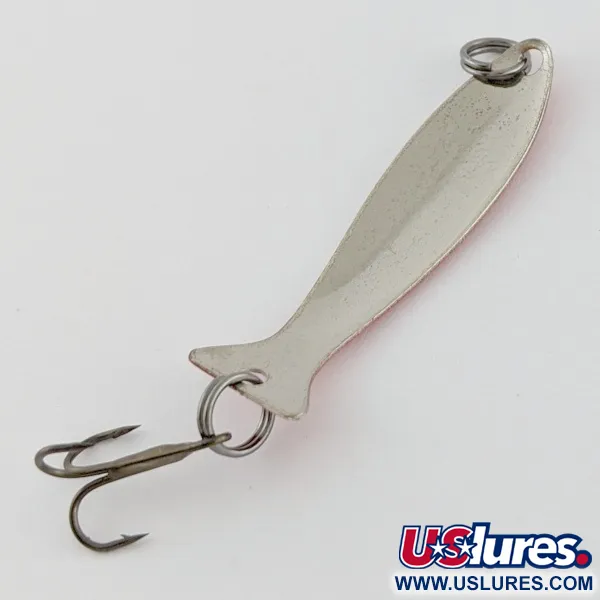 Worth Fly Rod Demon, 1,5g rosso/bianco/nickel, Cucchiaino Ondulante #24331