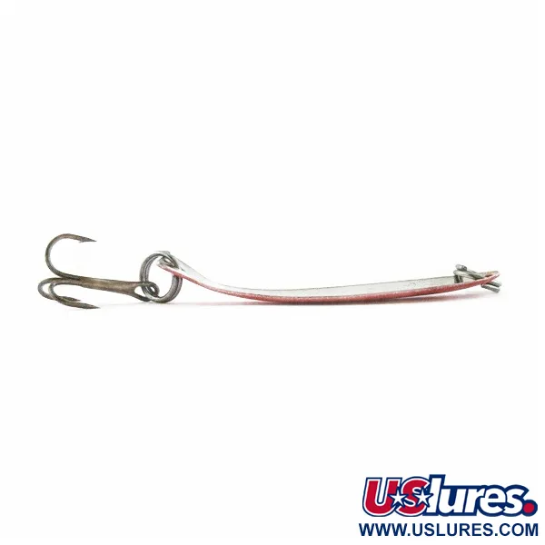 Worth Fly Rod Demon, 1,5g rosso/bianco/nickel, Cucchiaino Ondulante #24331