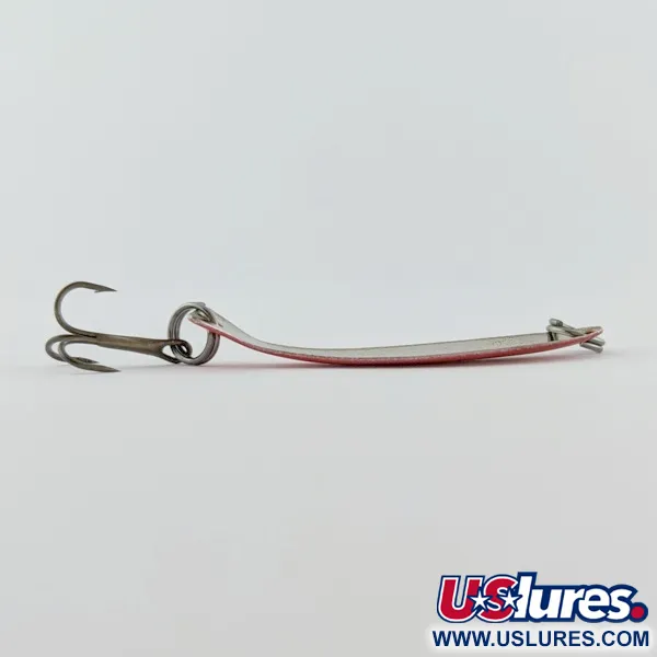 Worth Fly Rod Demon, 1,5g rosso/bianco/nickel, Cucchiaino Ondulante #24331