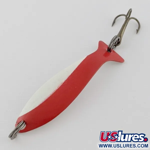 Worth Fly Rod Demon, 1,5g rosso/bianco/nickel, Cucchiaino Ondulante #24331