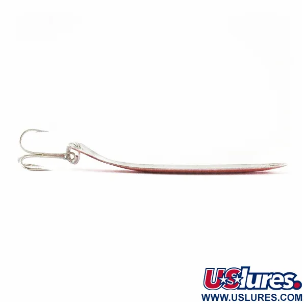 Worth Fly Rod Demon, 2.5g rosso/bianco/nickel, Cucchiaino ondulante #24332