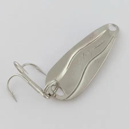 Luhr Jensen Hot Shot W, Nichel, 1,3g, Cucchiaino Ondulato #24333