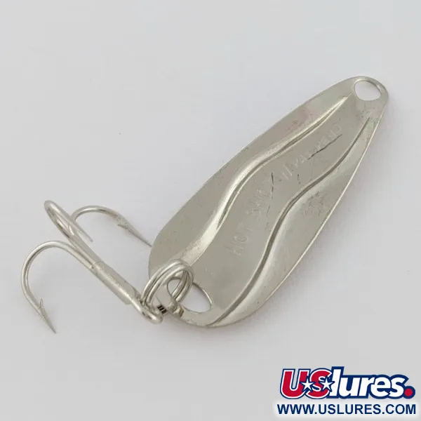 Luhr Jensen Hot Shot W, Nichel, 1,3g, Cucchiaino Ondulato #24333