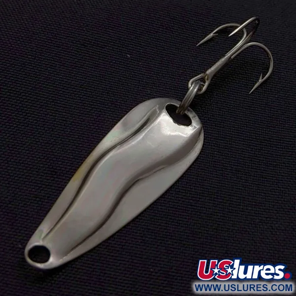 Luhr Jensen Hot Shot W, Nichel, 1,3g, Cucchiaino Ondulato #24333