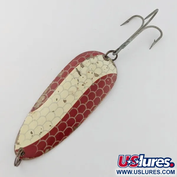 Eppinger Dardevle Huskie Junior Detroit (1950s), 58g nichel/rosso, Ondulante #24338