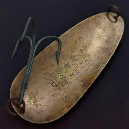 Eppinger Dardevle Huskie Junior Detroit (1950s), 58g nichel/rosso, Ondulante #24338