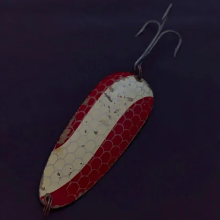 Eppinger Dardevle Huskie Junior Detroit (1950s), 58g nichel/rosso, Ondulante #24338