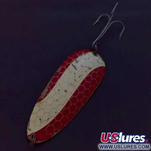 Eppinger Dardevle Huskie Junior Detroit (1950s), 58g nichel/rosso, Ondulante #24338