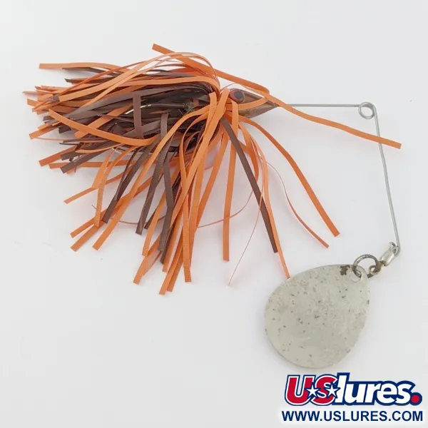 Bomber Bushwacker, 12g nichel/arancione, Spinnerbait #24340