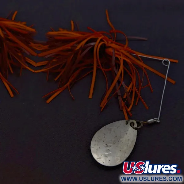 Bomber Bushwacker, 12g nichel/arancione, Spinnerbait #24340