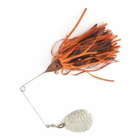 Bomber Bushwacker, 12g nichel/arancione, Spinnerbait #24340
