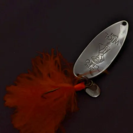 Seneca Little Cleo (Hula Girl), 14g, Nickel/Blu, Cucchiaino Ondulante #24349