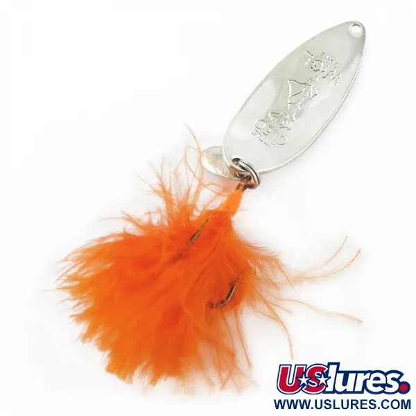 Seneca Little Cleo (Hula Girl), 14g, Nickel/Blu, Cucchiaino Ondulante #24349