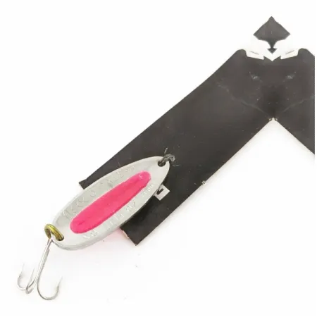 Nebco Pixee, 7g Nichel / Rosso UV Glow, Cucchiaino Ondulante #24353