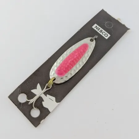 Nebco Pixee, 7g Nichel / Rosso UV Glow, Cucchiaino Ondulante #24353