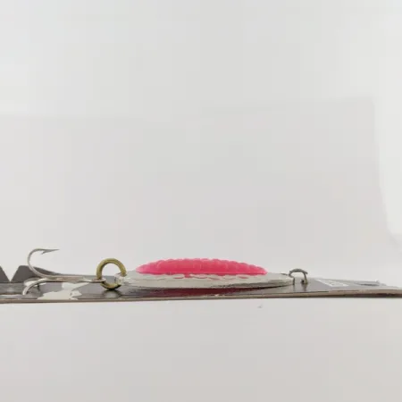 Nebco Pixee, 7g Nichel / Rosso UV Glow, Cucchiaino Ondulante #24353