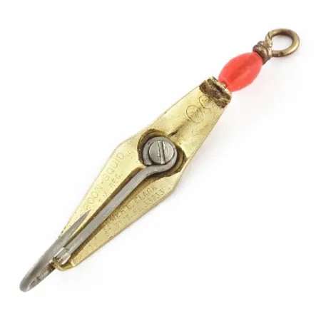 James E. Clark Clark Spoon 00, Oro, 4g, Ondulante da Traina #24355