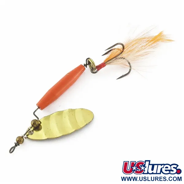 Worth #301, rosso/nero/oro, 9g, Cucchiaino rotante #24357