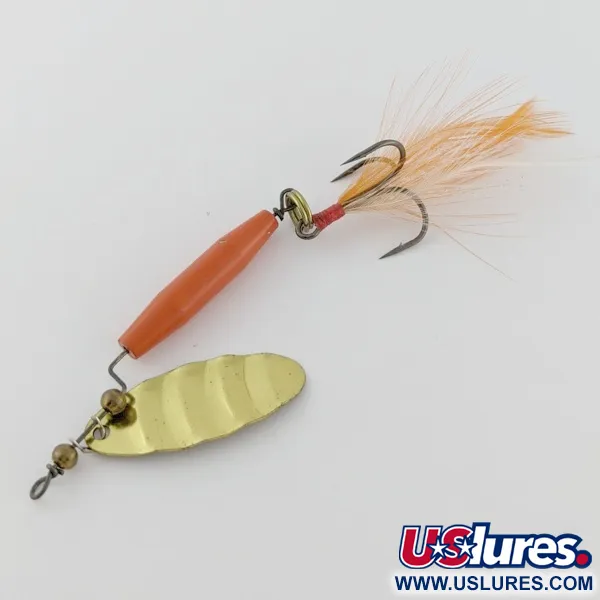 Worth #301, rosso/nero/oro, 9g, Cucchiaino rotante #24357