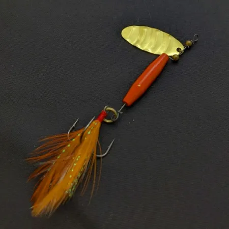 Worth #301, rosso/nero/oro, 9g, Cucchiaino rotante #24357