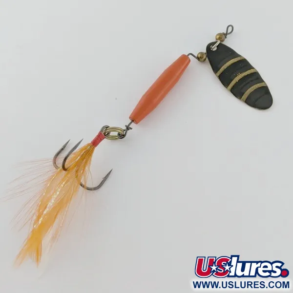 Worth #301, rosso/nero/oro, 9g, Cucchiaino rotante #24357