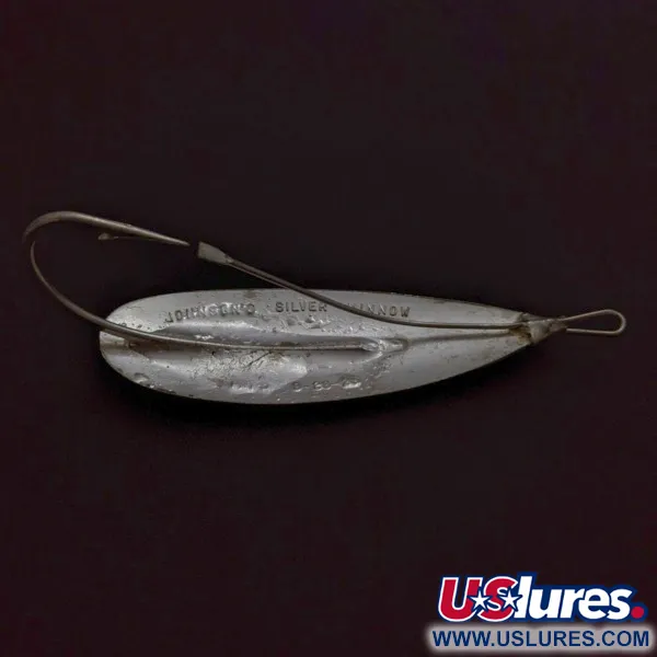 Johnson Silver Minnow Weedless, Argento, 21g, Cucchiaino Ondulante #24375