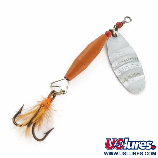 Abu Garcia Spinnaren Reflex, Nickel/Rosso, 7g, Cucchiaino Rotante #24392