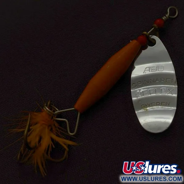 Abu Garcia Spinnaren Reflex, Nickel/Rosso, 7g, Cucchiaino Rotante #24392