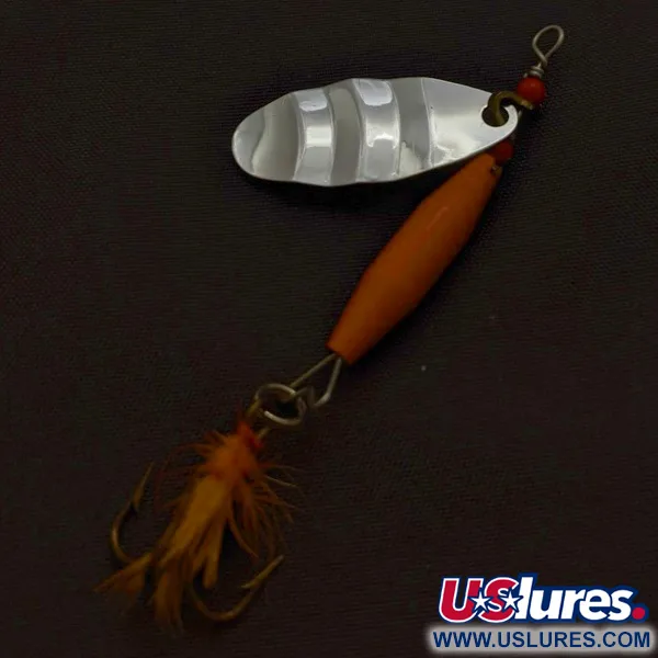 Abu Garcia Spinnaren Reflex, Nickel/Rosso, 7g, Cucchiaino Rotante #24392