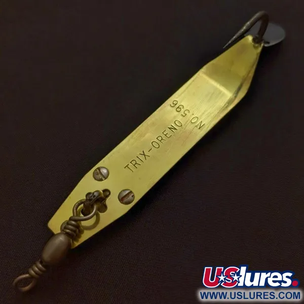 South Bend Trix-Oreno 596, 21g, Oro, Esca Vintage #24395
